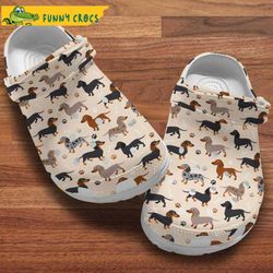dachshund puppy dog paw crocs - discover comfort and style clog shoes with funny crocs
