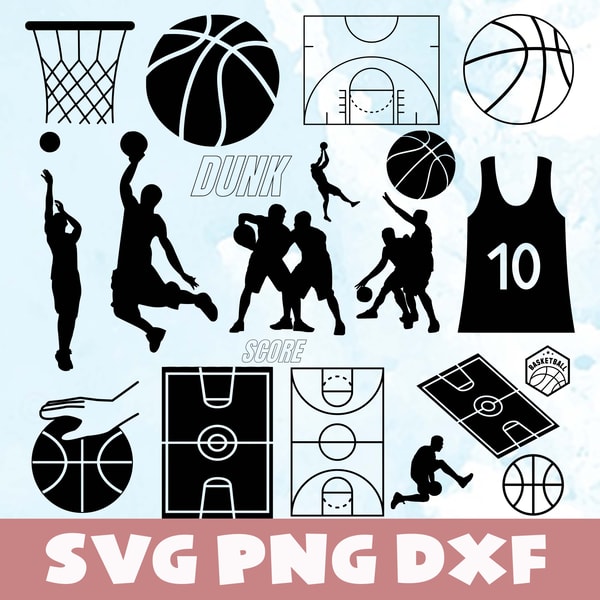 Basketball svg,png,dxf,Basketball svg bundle,png,dxf,Vinyl C - Inspire ...