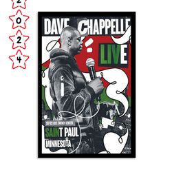 dave chappelle saint paul xcel energy center sept 23 2023 poster