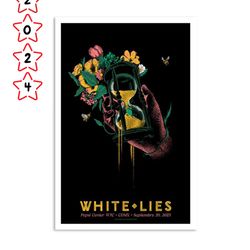 white lies september 20 2023 pepsi center wtc mexico city poster
