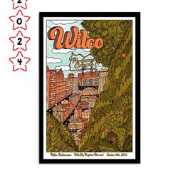 wilco keller auditorium portland or october 16 2024 poster
