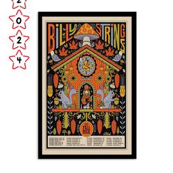 billy strings fall tour 2023 poster