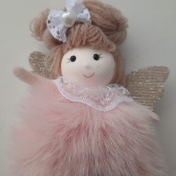 Textile doll, Tilda doll , Princess Tilda angel, Little doll angel, Miniature Elf, Handmade Christmas angel, New Year's