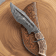 Buy Copper Damascus Hunting Bowie Knife