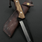 buynow walnut handle outdoor skinning knife