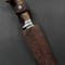 buynow wolf handle outdoor knife with leather sheath