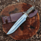 Seraphim Falls Inspired Stag Bowie Knife HandForged D2 Steel Knife Hunting Lover 2