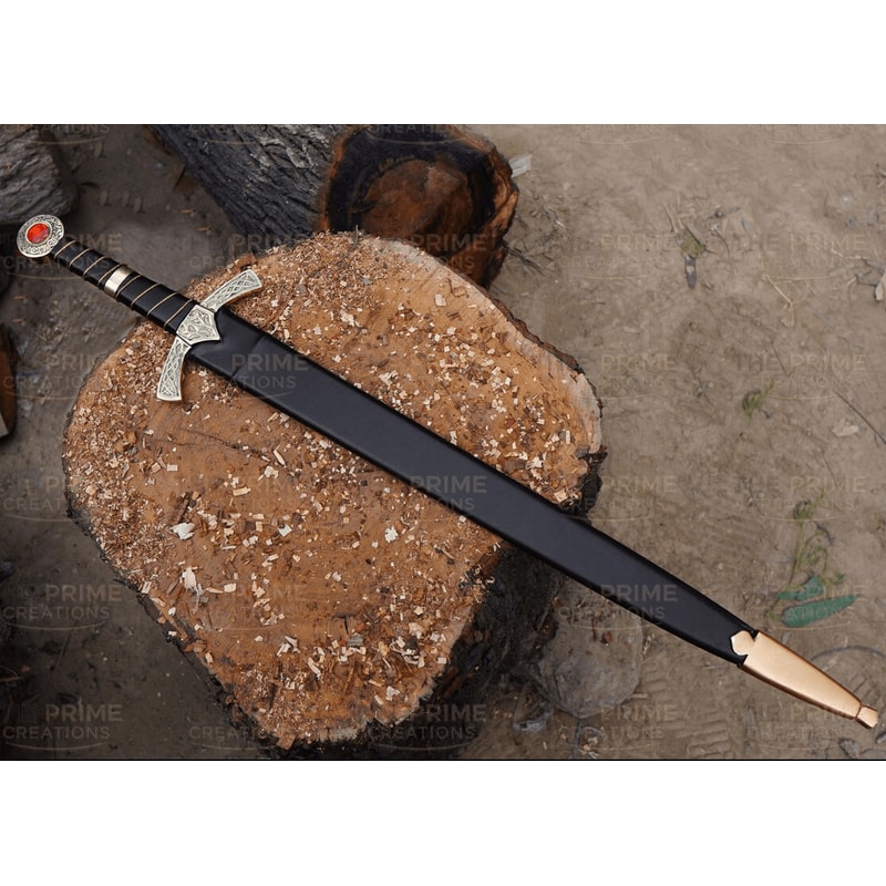 Throne Of Glass Goldryn Sword Fantasy Replica With Rosewood Handle Sheath 0