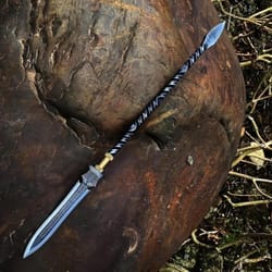high carbon steel viking spear handmade 36 warrior collector display piece
