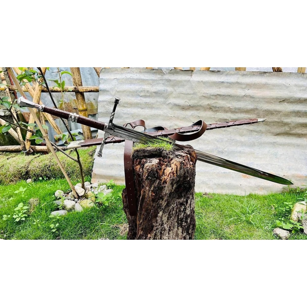 Custom Carbon Steel Long Sword 40 Inch Full Tang Medieval Collectible Sword 5