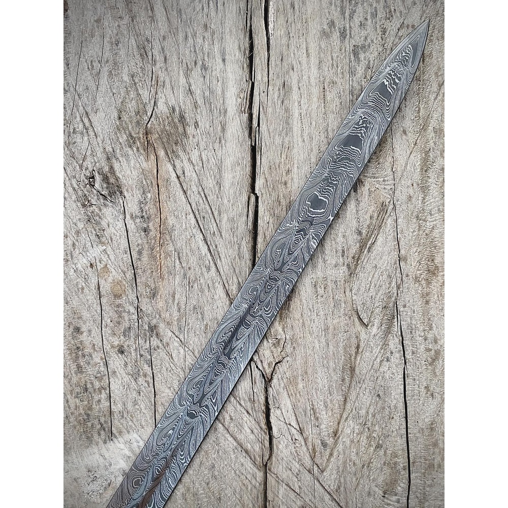 Full Tang Damascus Style Sword 36 Inch Handmade Fantasy Display Weapon 3