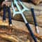 Premium Handmade Collector Spear High Carbon Steel With Rosewood Leather Brass Finish 0