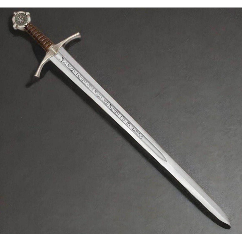 Premium Medieval Knight Sword Replica With Handmade European Style Scabbard 1