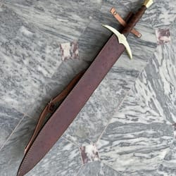 premium handmade damascus viking sword hobbit style medieval collector piece