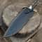 Handmade Damascus Bowie Knife Stag Horn Handle Leather Sheath Gift For Hunters 5