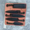 Handmade Forged Carbon Steel Knife Collection With Hammered Black Finish 9