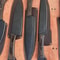 Handmade Forged Carbon Steel Knife Collection With Hammered Black Finish 7