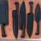 Handmade Forged Carbon Steel Knife Collection With Hammered Black Finish 8