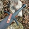Handmade Damascus Steel Long Sword 39 Inch Combat Style Sword With Scabbard 2