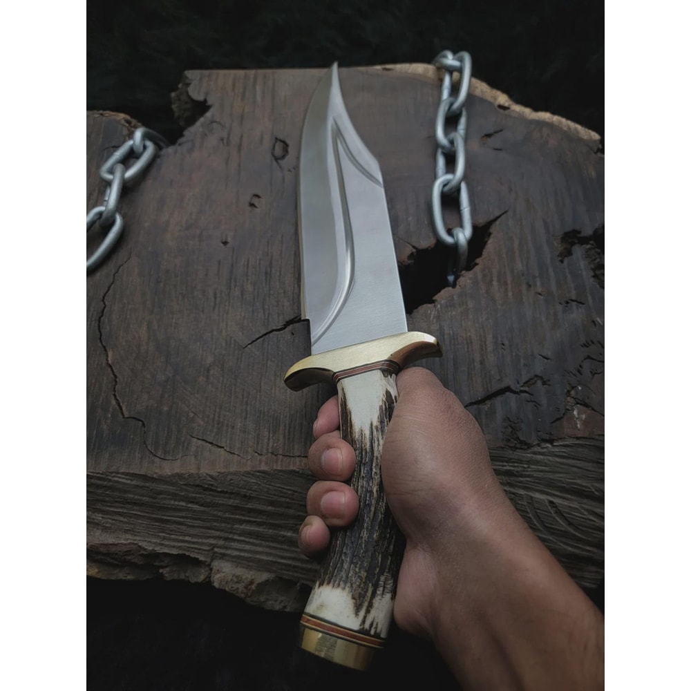 The Wolf Inspired Replica Knife With Leather Sheath Movie Memorabilia Display Piece 5