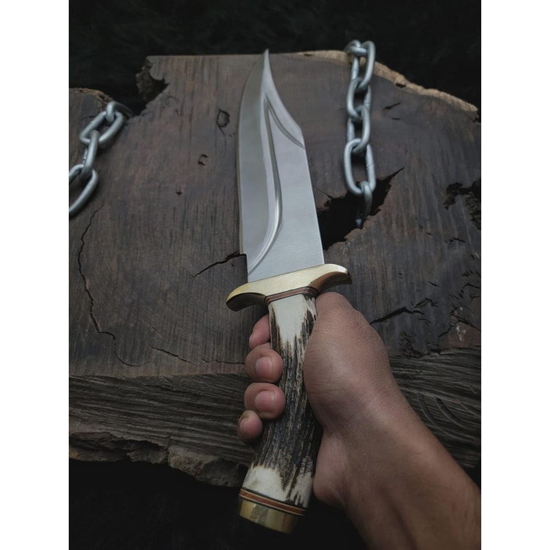The Wolf Inspired Replica Knife With Leather Sheath Movie Memorabilia Display Piece 5
