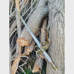 hand forged highlander sword toledo salamanca replica with scabbard gift for collectors