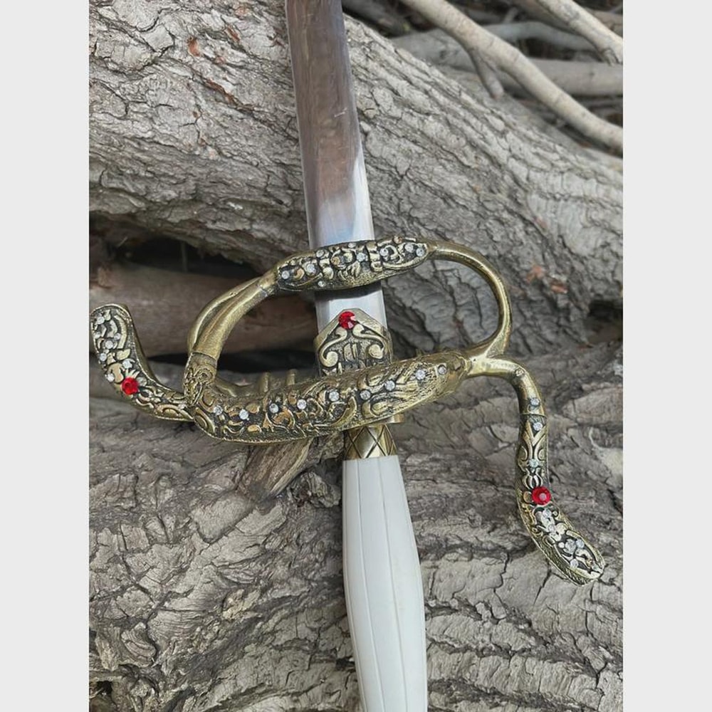 Hand Forged Highlander Sword Toledo Salamanca Replica With Scabbard Gift For Collectors 2