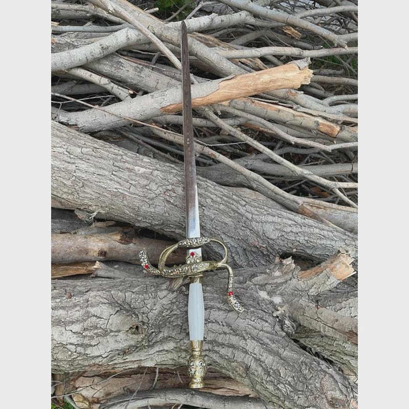 Hand Forged Highlander Sword Toledo Salamanca Replica With Scabbard Gift For Collectors 3