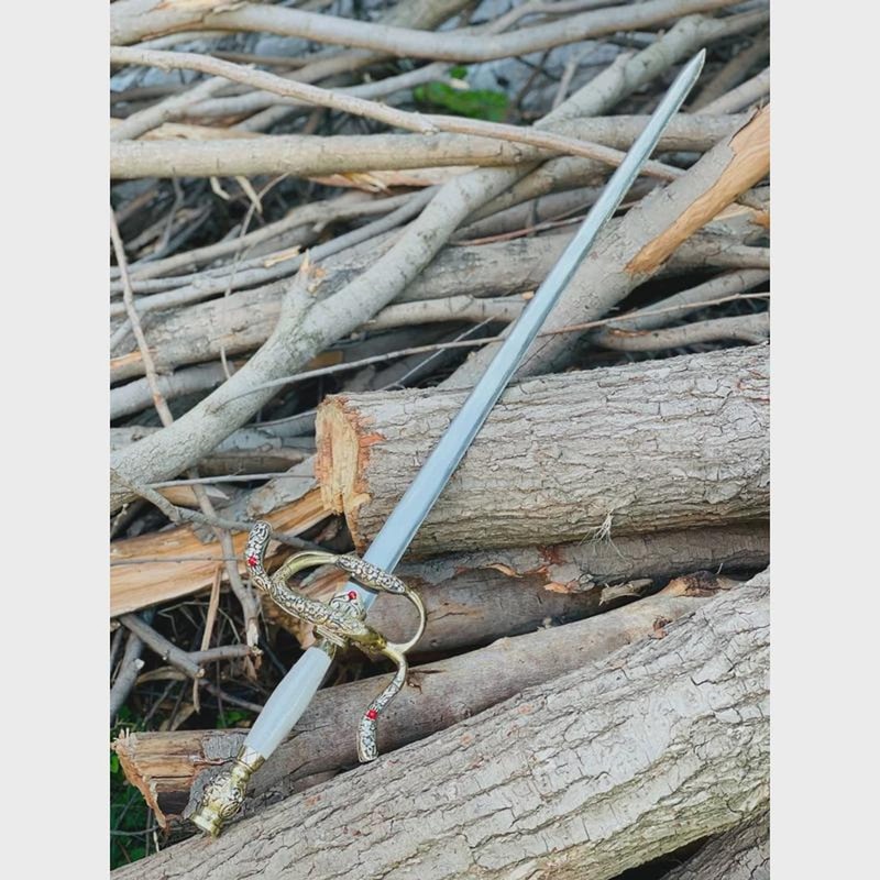 Hand Forged Highlander Sword Toledo Salamanca Replica With Scabbard Gift For Collectors 4