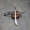 Hand Forged Historical Scimitar Sword With Leather Sheath Gift For Collectors 2