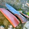 Hand Forged Stag Handle Hunting Knife High Carbon Steel Blade Gift For Hunters 9