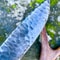 Hand Forged Stag Handle Hunting Knife High Carbon Steel Blade Gift For Hunters 7