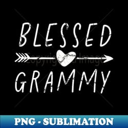 blessed grammy grandma tee mother mother's day grandmother - creative sublimation png download