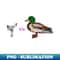 Fighting a Horse Sized Duck - Decorative Sublimation PNG File