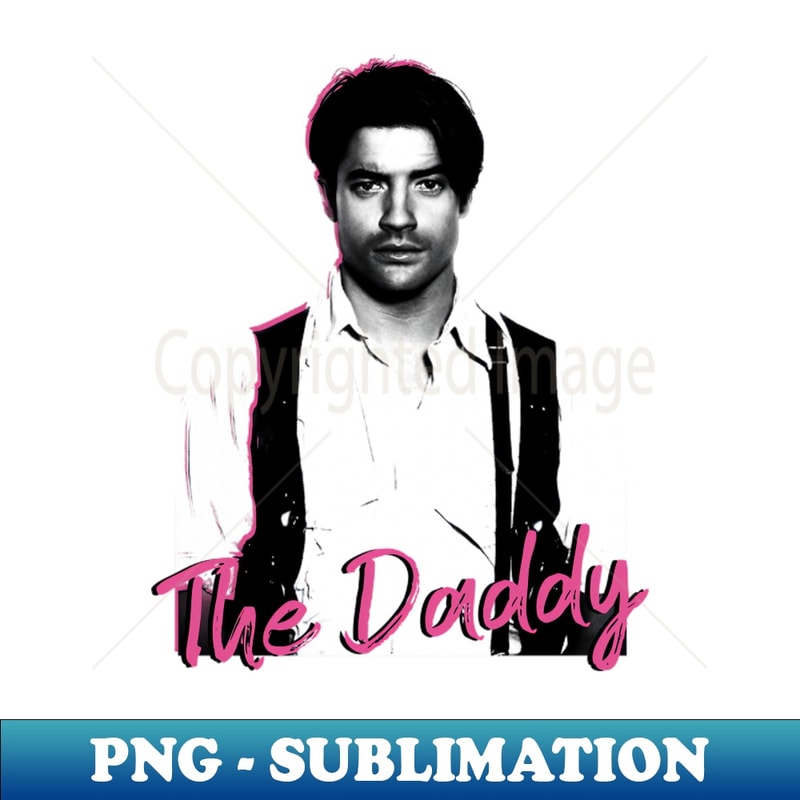 Brendan Fraser 90s Aesthetic Fan Design - Exclusive PNG Sublimation Download