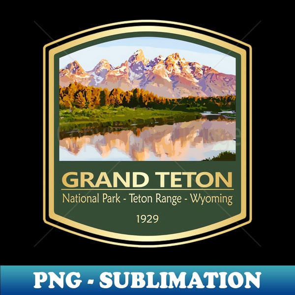 Grand Teton National Park (PF) - Aesthetic Sublimation Digital File