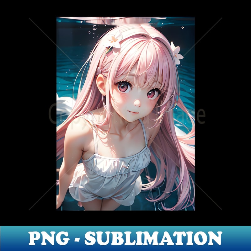 Water girl 1 - Modern Sublimation PNG File