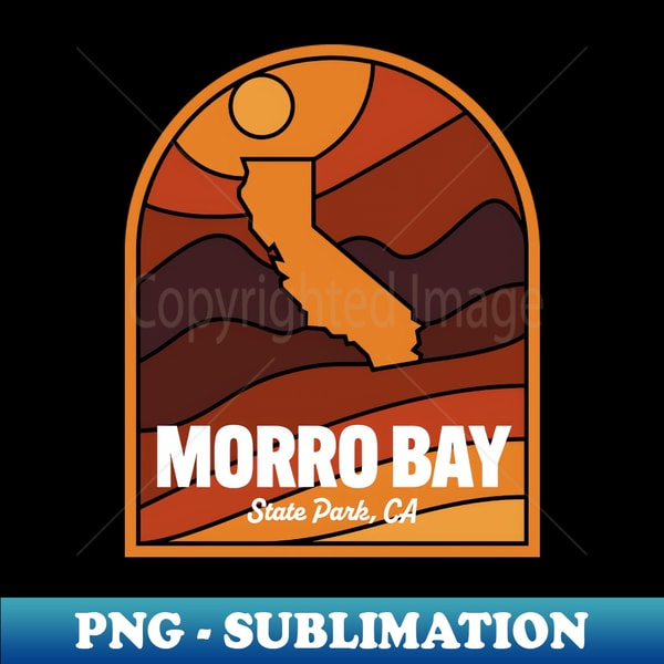 Morro Bay State Park California - Premium PNG Sublimation File