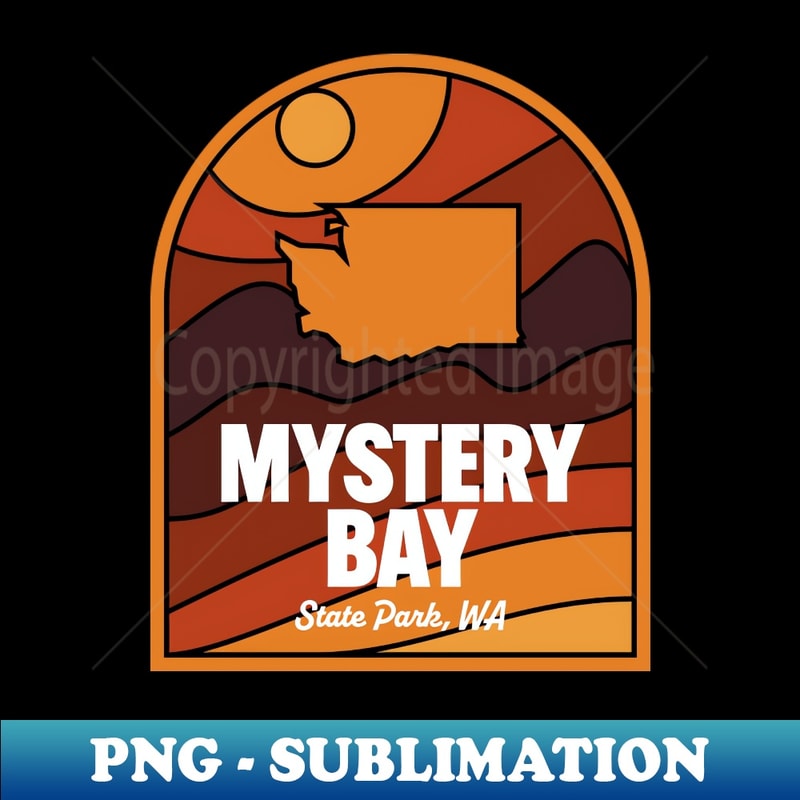 Mystery Bay State Park Washington - Unique Sublimation PNG Download