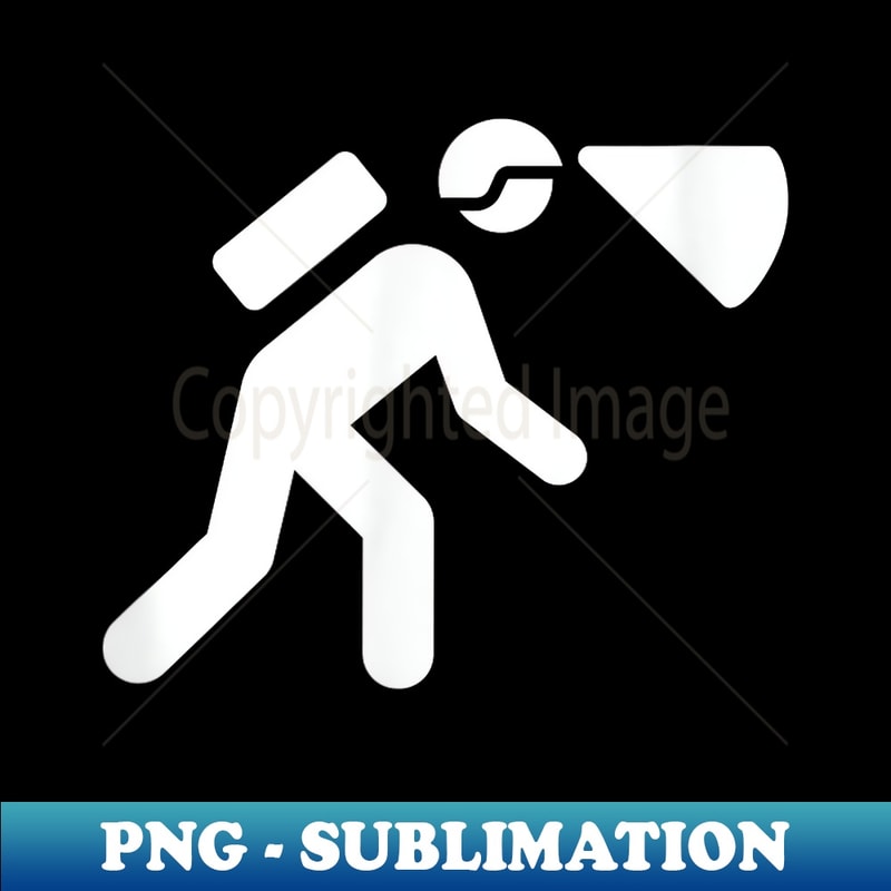 Minimalistic Caving Spelunking Logo - Instant Sublimation Digital Download