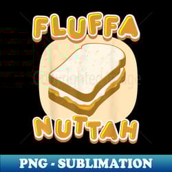 fluffa nuttah sandwich boston peanut butter marshmallow - retro png sublimation digital download