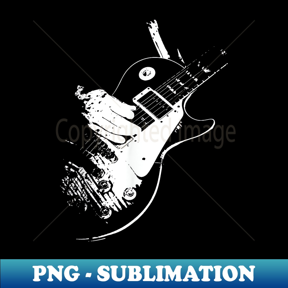 Cool guitarist design - Retro PNG Sublimation Digital Download