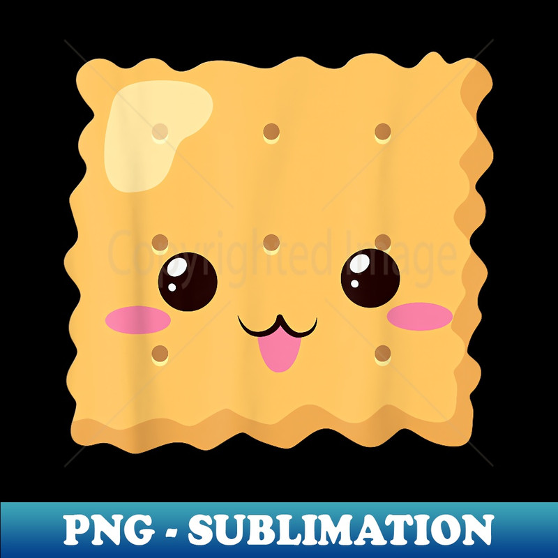 Kawaii Halloween Group Costume S'mores Small Graham Cookie - PNG Transparent Sublimation Design