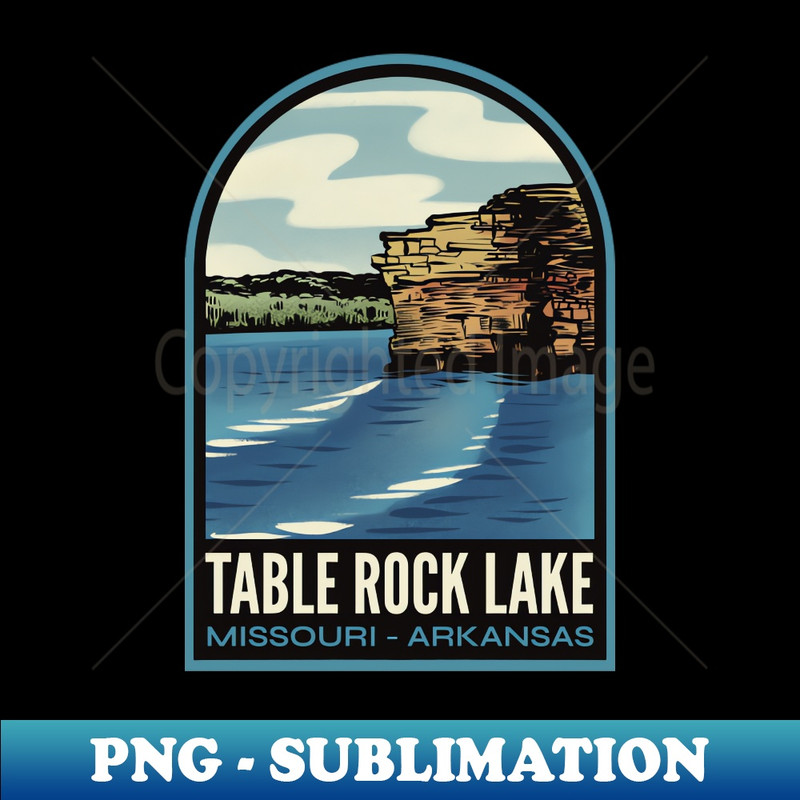 Table Rock Lake - Aesthetic Sublimation Digital File