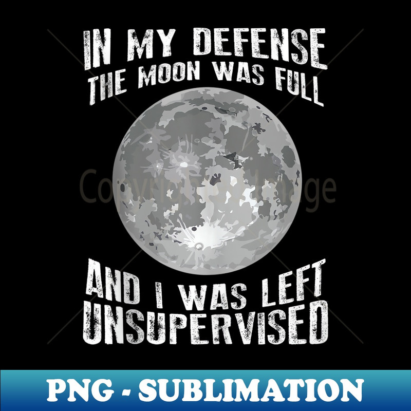 Funny Full Moon Wiccan  Cool Pagan Witch - Elegant Sublimation PNG Download