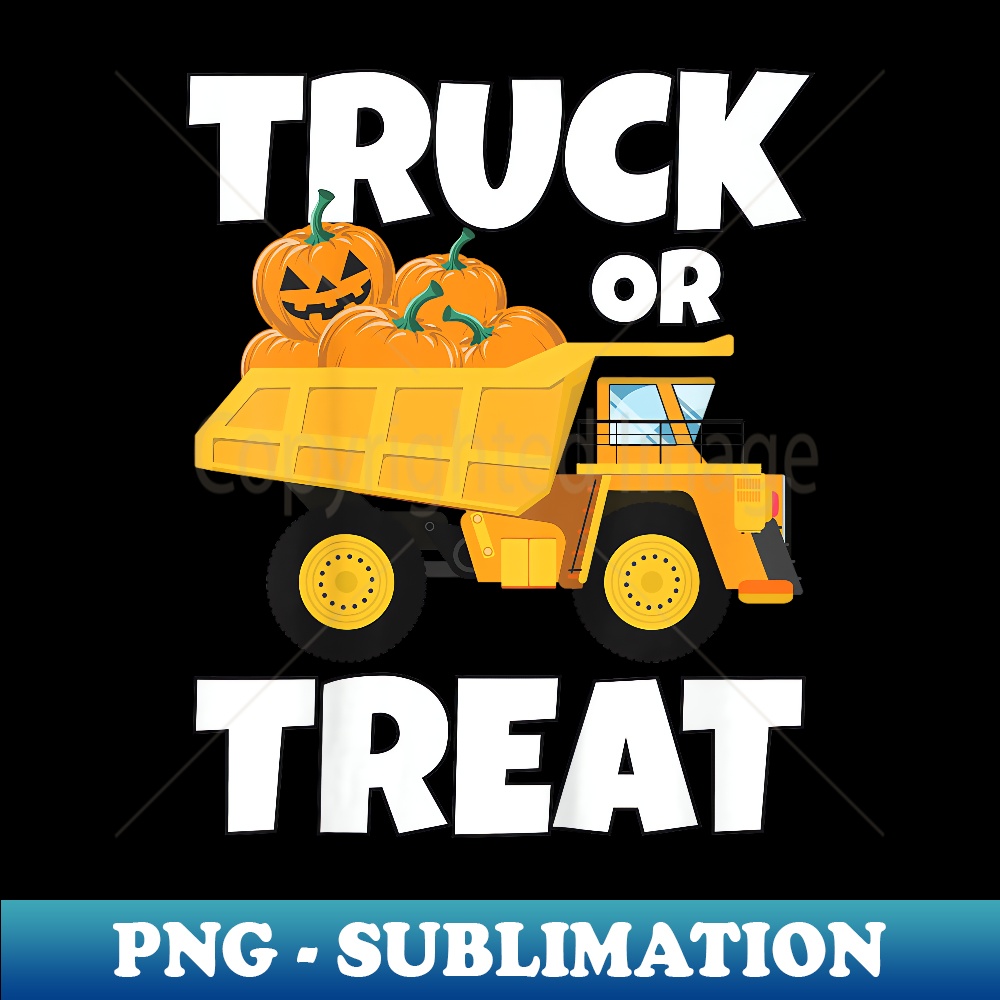 Halloween For Boys Toddlers Pumpkin Trick Or Treat - Sublimation-Ready PNG File