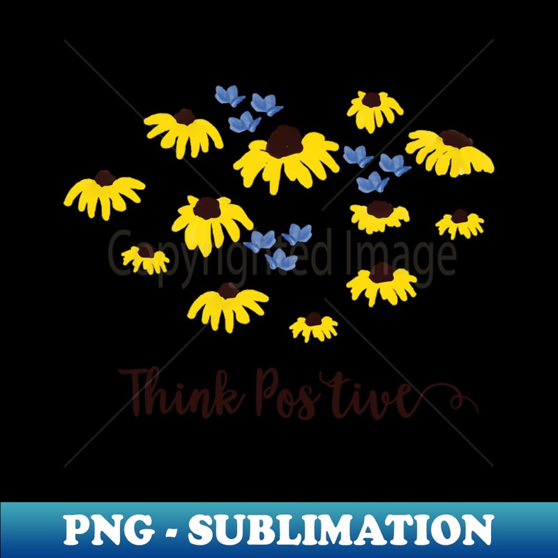 yellow cosmos wild flower - Aesthetic Sublimation Digital File