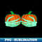 Skeleton Hands on Pumpkin Boobs, Funny Halloween Boob - Instant Sublimation Digital Download