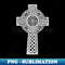 Celtic Cross Christian Trinity Knot Triquetra - Art on Back - High-Quality PNG Sublimation Download
