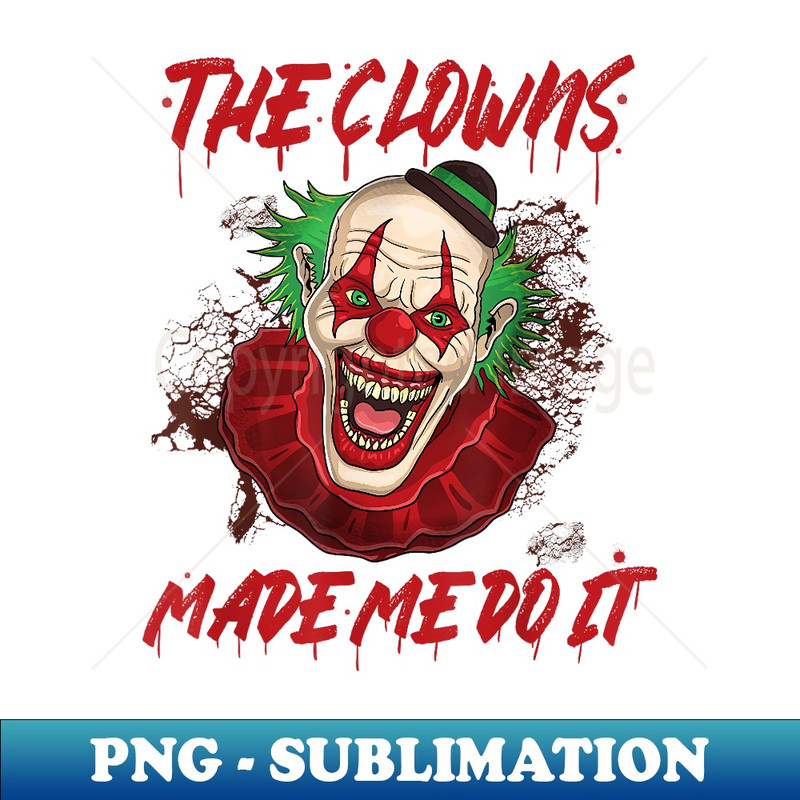 Halloween Clown Free Hugs KIller Evil Laughing Joker Scary - PNG Sublimation Digital Download